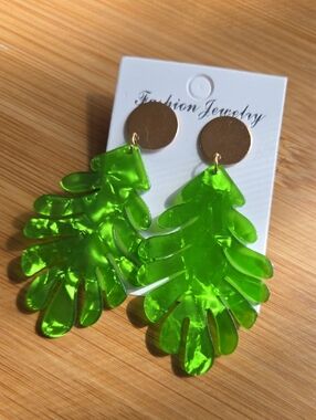 Monstera Leaf Earrings